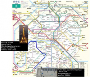 Trocadero dayroom Espace Paris sans nuitée et Chambre partagée Chatillon nuitée -- Repos journée ou Espace Travail 8-19h Proche Tour Eiffel ou Usage bureau à l'heure en journée -- Nuitée Chatillon Ave